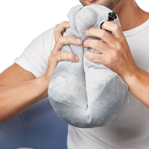 Нагретая 100% шерсть подушка шеи с нагревающим элементом волокна углерода