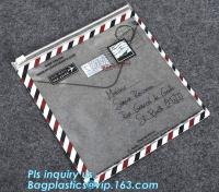 bolso de la cremallera del resbalador/bolso que embala plástico de la cerradura transparente de la cremallera para el fichero, ropa, bufanda, bolso plástico reconectable de la cremallera del resbalador