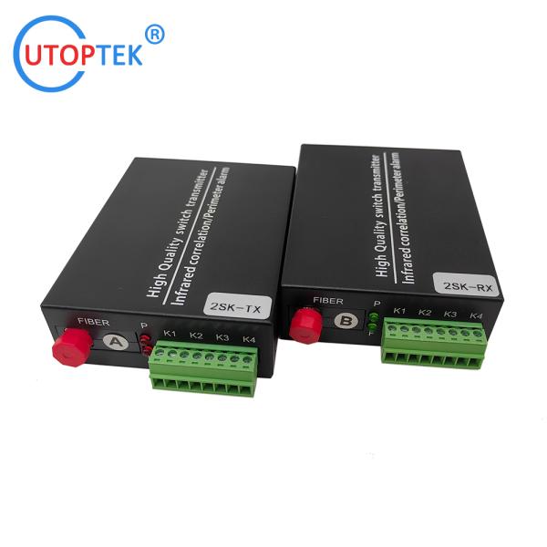 8 16 Channel Dry Contact Closure over Fiber Converter Dry contact signals to Fibre Optical Transceiver