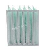 MERV 8-MERV 15 Air Filter Pocket Bag Filter Medium Efficiency 3200m3/H Air Volume