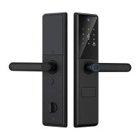 S829Max Tuya Wifi control remoto cámara cerradura de puerta de huellas dactilares tarjeta de código sin llave cerradura de puerta inteligente