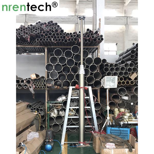 9m pneumatic telescopic mast for mobile CCTV vehicle telescoping mast antenna mast telecommunication tower mast