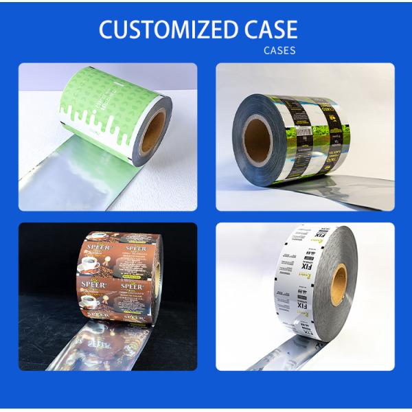 Пластиковая пленка для упаковки пищевых продуктов Автоматизированная кофейная пленка без швов