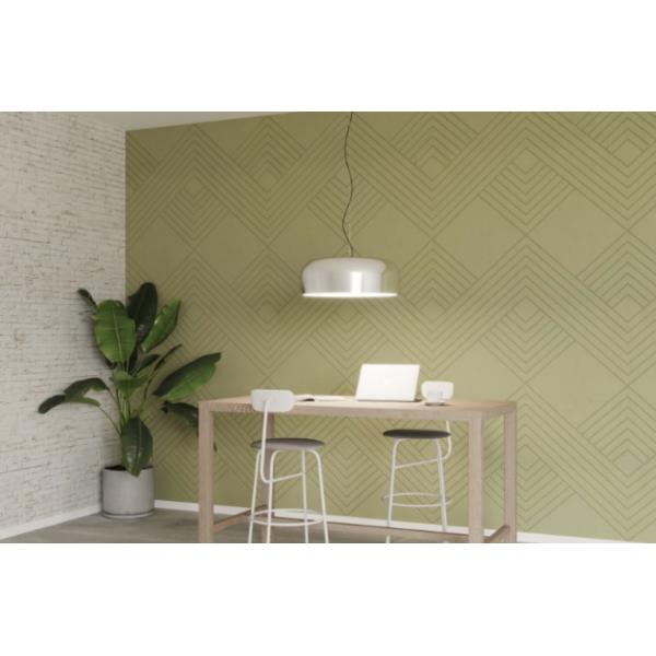 Огнеупорное полиэфирное волокно высечь отделку стен акустических панелей крытую