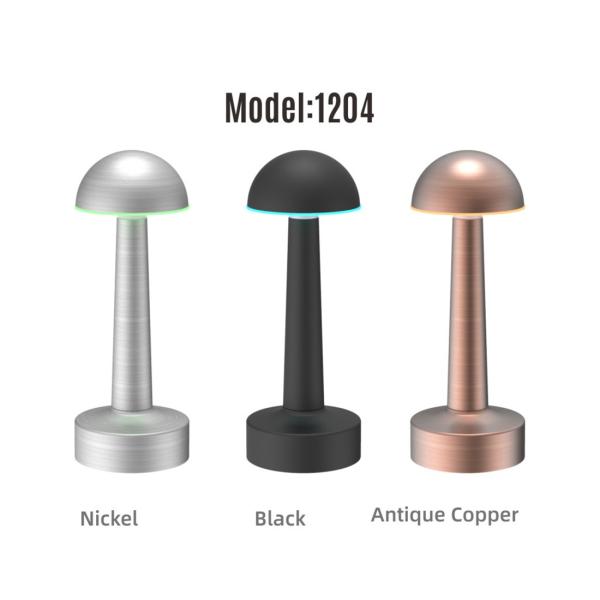 Smart Cordless Table Lamp, Modern Design Phone Control Portable Night Light for Living Rooms, Bedrooms and Camping