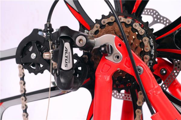 High grade OEM customized logo Shimano M610 aluminium alloy folding mountain bike with dual suspension