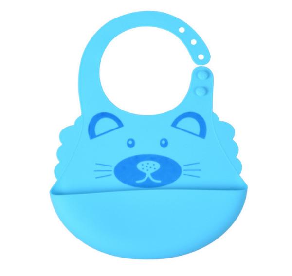 High Durability Modern Twist Bib , Eating Solids Baby Food Bibs Multi Color