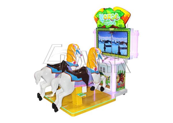 Safe Horse Racing Amusement Park Rides Stable Back And Forward English Version