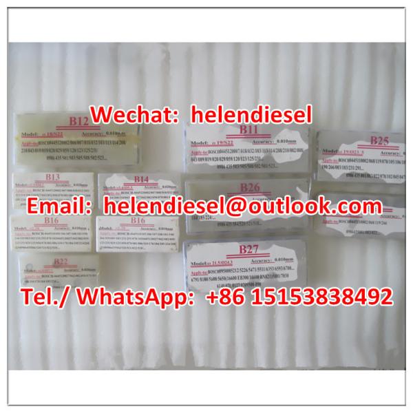 Common Rail Injectors Adjustment Shims for  injectors and DENSO injector , 555pcs injector shim kits