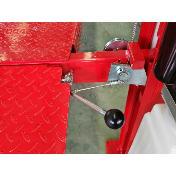 AA4C Elevador de estacionamiento de 4 postes para automóviles, sistema de almacenamiento automático para estacionamiento de vehículos para 2 coches, 2 m de altura, capacidad de 3.5T