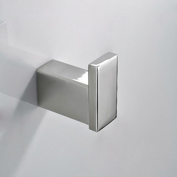 Hotel Bathroom Shower Accessories Brushed Steel Towel Rack Anti Corrosion