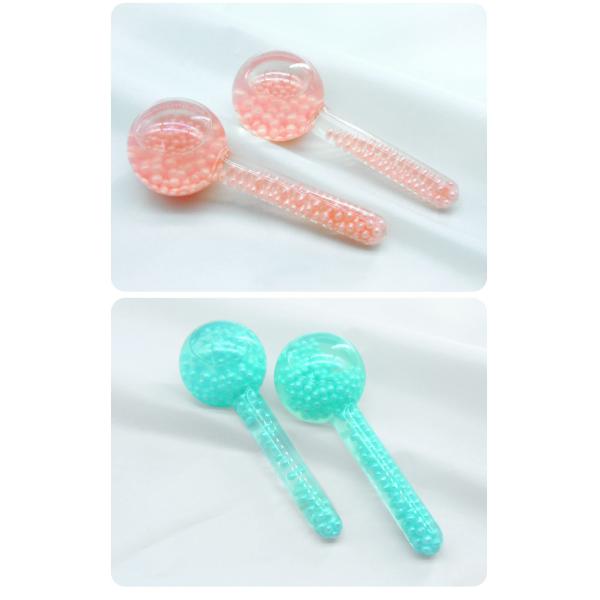 Experience the Refreshing Sensation of Cooling Globes and Roe Caviar Essence for Facial Massage