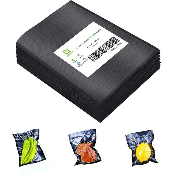 Vacuum Seal Food Storage Black Sealed Bags