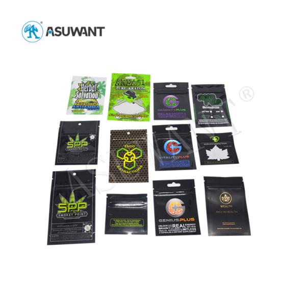 Молния Биодеградабле стоит вверх окно мешка для табака печенья ТХК КБД семени засорителя конопли