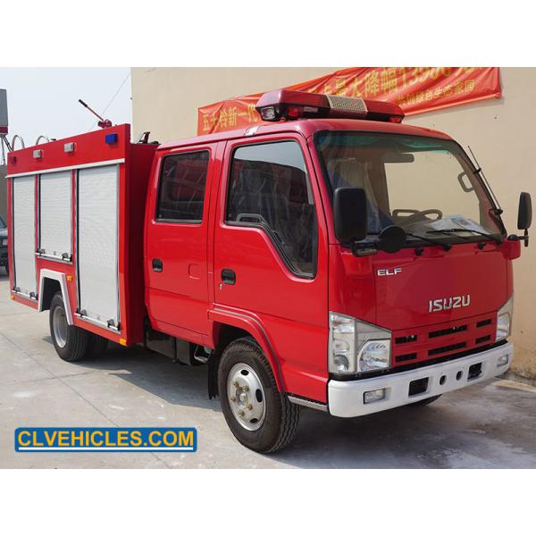 100P 3CBM ISUZU Fire Fighting Truck Light Duty 80km/h 7000kg