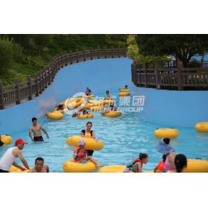 Projet attrayant de stations de vacances de parc aquatique paresseux extérieur de rivière pour le parc aquatique