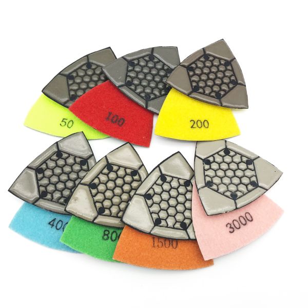 2 -9 Inch Dry Resin Diamond Polishing Pads for Concrete Floors