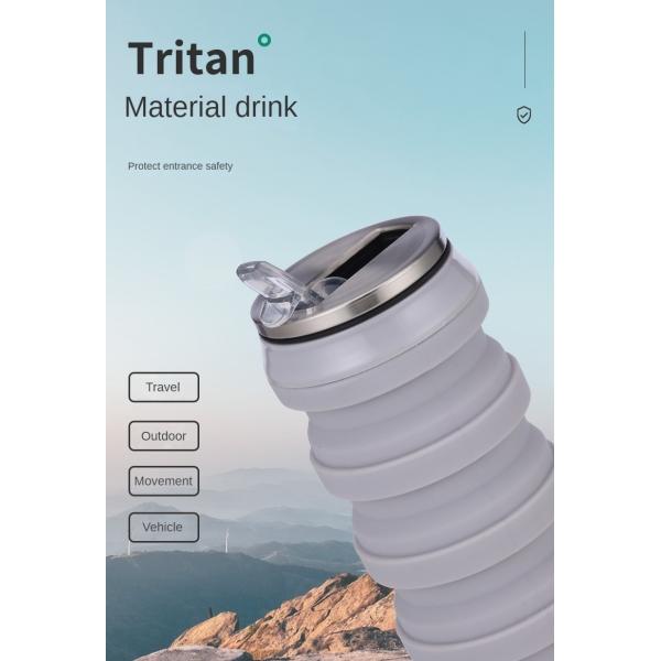 Складной силиконовый гель бутылка с водой 480 мл складной силиконовой кофейной кружки