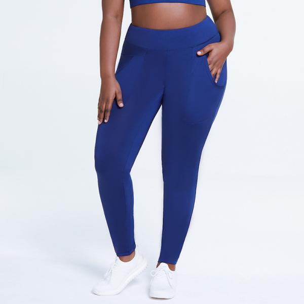 Calças de levantamento ancas L da ioga do tamanho do pêssego grandes - o esporte Nude das mulheres 4XL firmemente