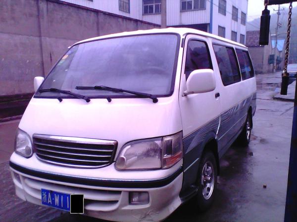 Customized 6m 9-15 Seater Mini City Bus HIACE Type Euro II diesel Engine