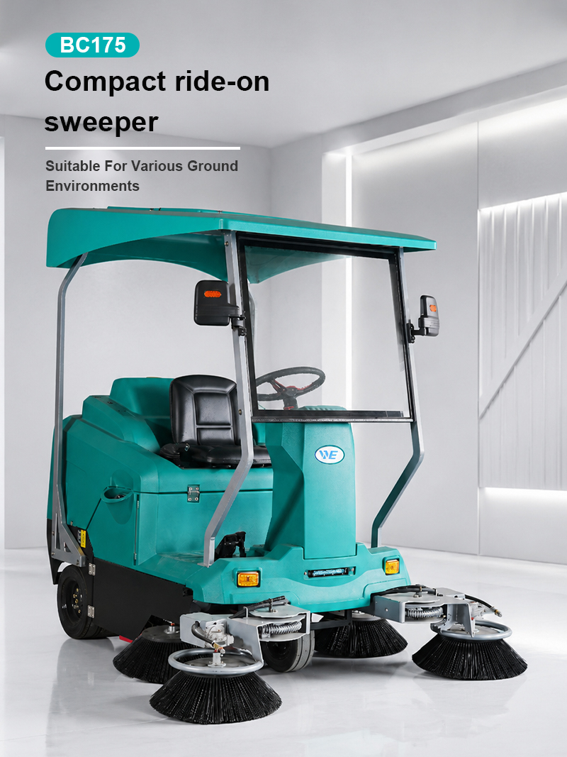 Multifunctional Dust Removal Floor Sweeper Vacuum Driving Road Sweeper Street Sweeper Clean Machine