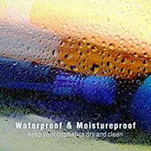 Small Clear PVC Waterproof Bag with Zipper Closure, Mini Portable Transparent Plastic Organizer Pouch for Cosmetic, Make