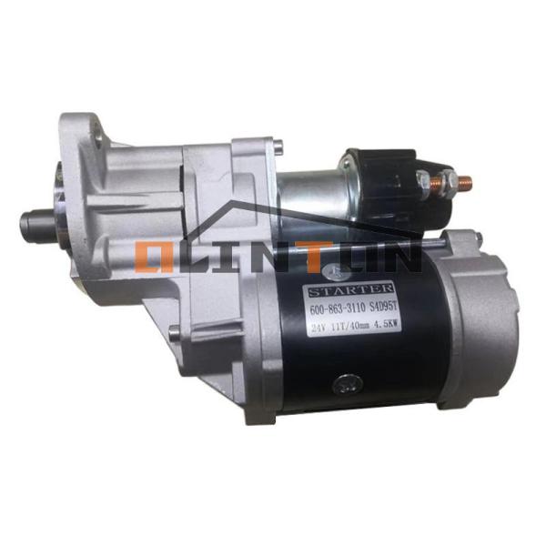 Komatsu PC60-7 Excavator Spare Parts Starting Motor Assy 600-863-3110