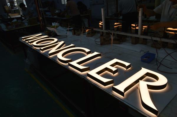 UL Listed 3D LED Letter Signs PVC / Aluminum PANTONE RAL Color