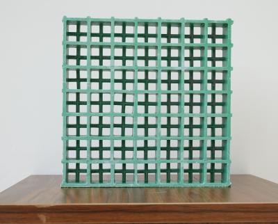 Microporous Grid FRP Small Mesh Grating For Walkway Or Platform Usage Customized Size
