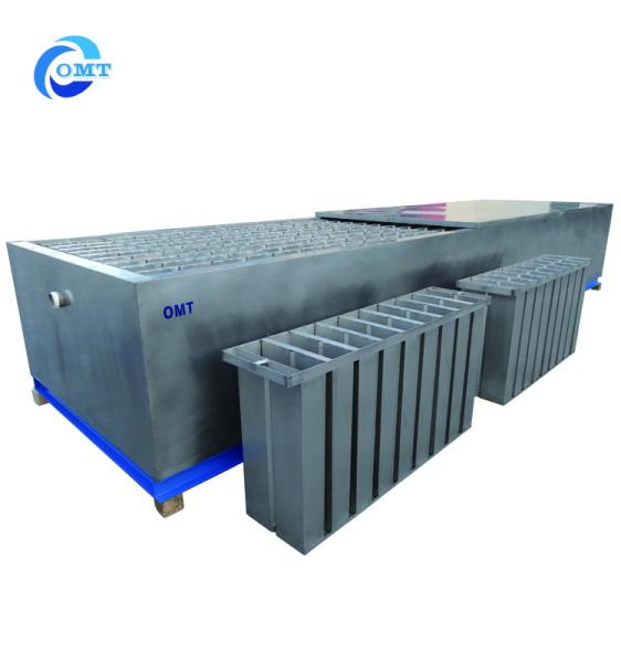 10Ton / 24hrs Galvanized Stainless Steel Ice Block Moulds Water Cooled
