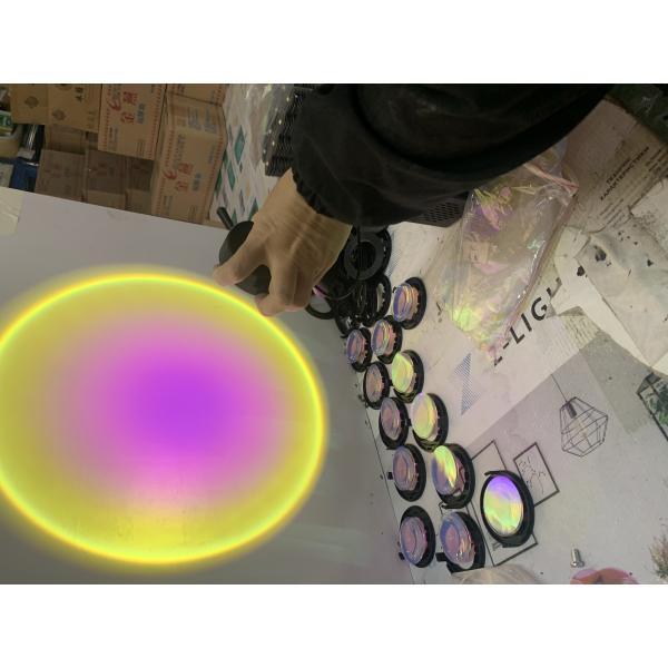 Современный мини свет репроектора захода солнца радуги СИД ABS PMMA