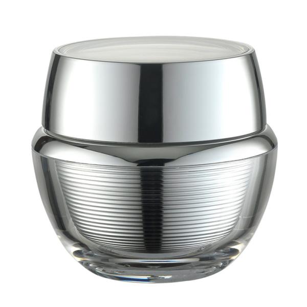 JL-JR814 OEM ODM PMMA Cream Jar 15g 30g 50g Acrylic Cosmetic Containers