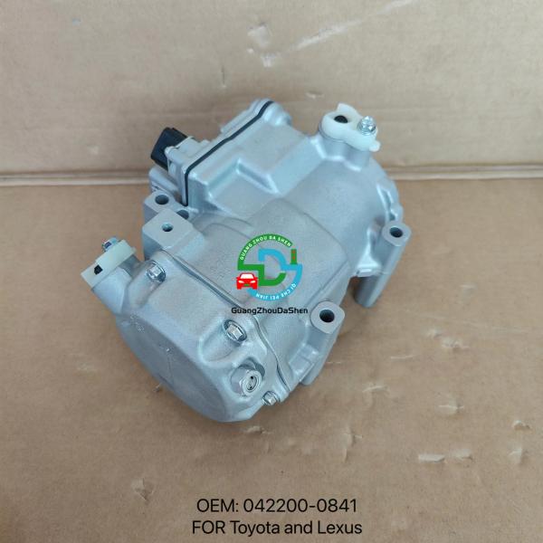 042200-0841 Compresor de CA para vehículos eléctricos para Toyota y Lexus