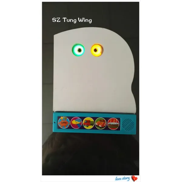 5 Button Sound Board with Custom Voice ABS Material CE & Rohs Certified Sound Module for Children's Books
