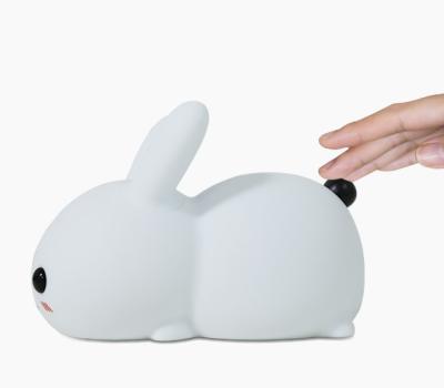 1200mah Battery Touch Control Rabit Night Light Color And Brightness Dimmable