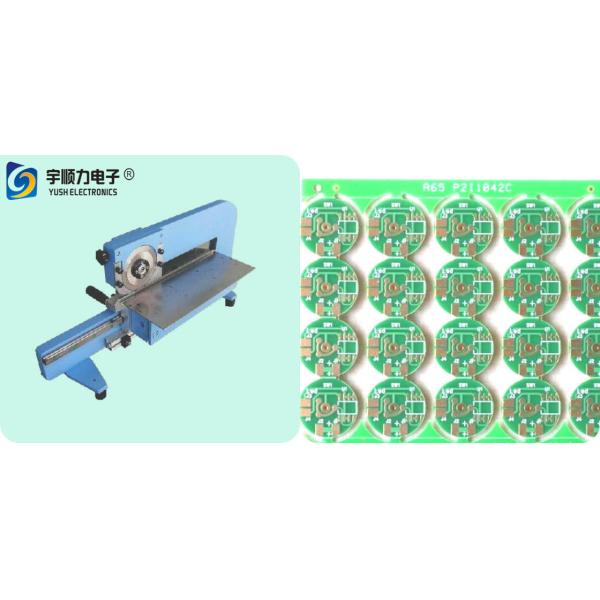 Electronic Printed Circuit Board PCB Depaneling Machine With Large Stainless Steel Platform