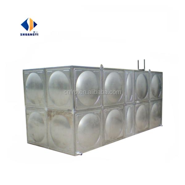 CE Certified Stainless Steel Water Tank 10000 Litres With Standard Panel Thickness