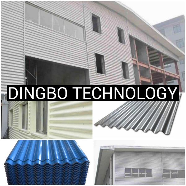 5.5KW Main Motor Power Wall Panel Roll Forming Machine For Construction Material