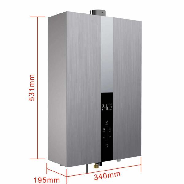 High-end Constant Temp Natural Gas Tankless Water Heater with Stainless Steel Heat Exchanger for Home & Bathroom