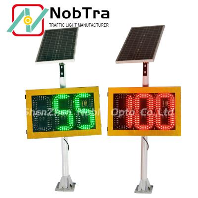Signes de limite de vitesse verts de 15 watts à 3 chiffres pour la plage de mesure de vitesse 1 km/h à 250 km/h et les exigences du client
