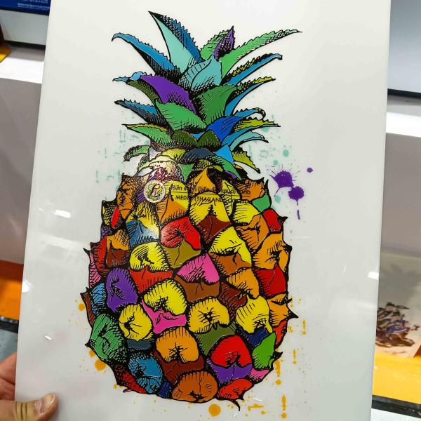 300mm Digital UV Hybrid Printer UV Printer Aluminum Board Printing Inkjet Printer