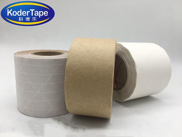 Single Side Adhesive Customer Printed Gummed Paper Tape Water Activated Kraft Paper Tape