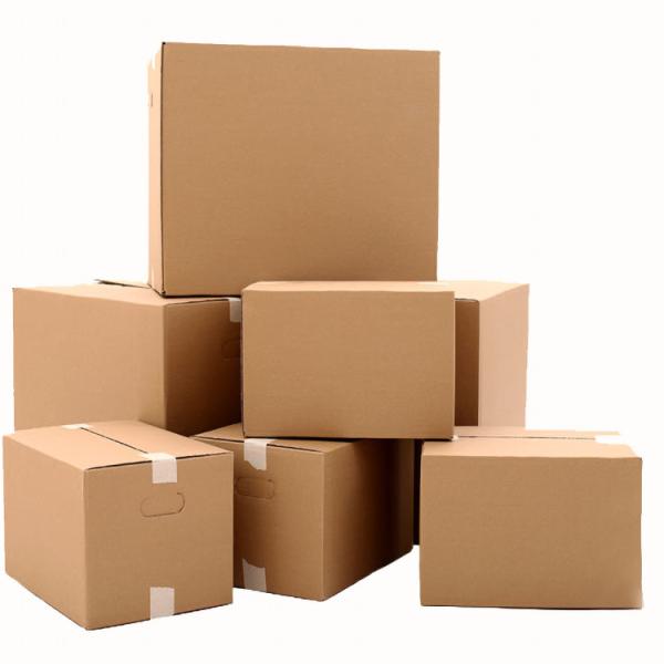 Portable Plain Brown Corrugated Gift Box Lightweight For Shipping
