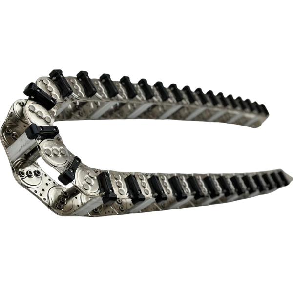 Stainless Steel Cable Wire Track Steel Cable Carrier Chain For Machine Tool