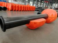 Floater de tubos de HDPE em forma de cilindro amarelo/laranja para as necessidades do cliente