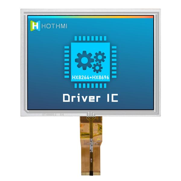 8.0 Resistive Touchscreen TFT LCD Display For Industrial