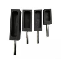 Moldes de grafite de carbono personalizáveis ​​ISO9001 com revestimento de alça Moldes de fundição