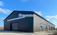 Entrepôt modulaire préfabriqué en acier, bâtiment à structure légère