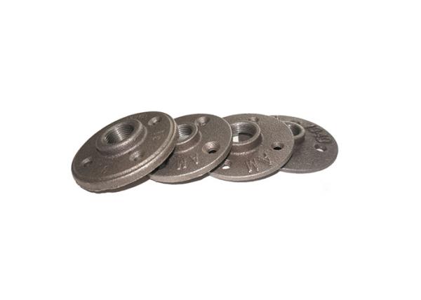 Wearable Malleable Iron Flange Bspt Cast Iron Floor Flange Beaded Shape
