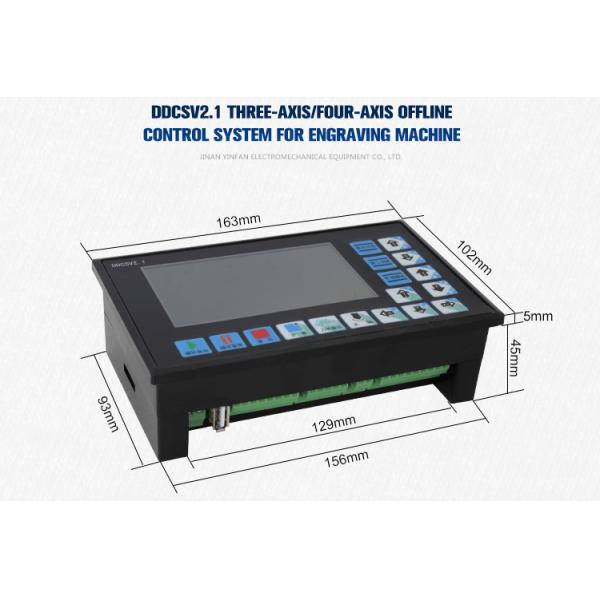 156mm*93mm*45mm DDCSV2.1 Motion Controller 500khz Motor Driver for Milling Machine